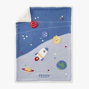 Space Heirloom Baby Blanket
